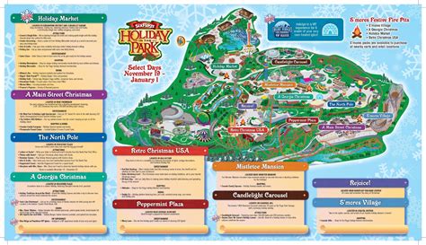 Map of Six Flags Over Georgia